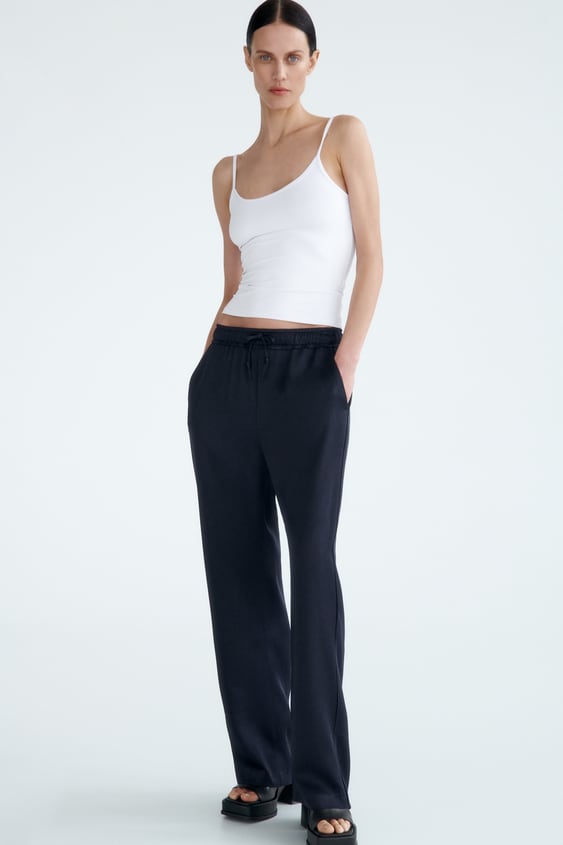 LIMITED EDITION SATIN EFFECT PANTS