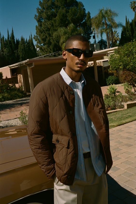 COMBINATION QUILTED JACKET