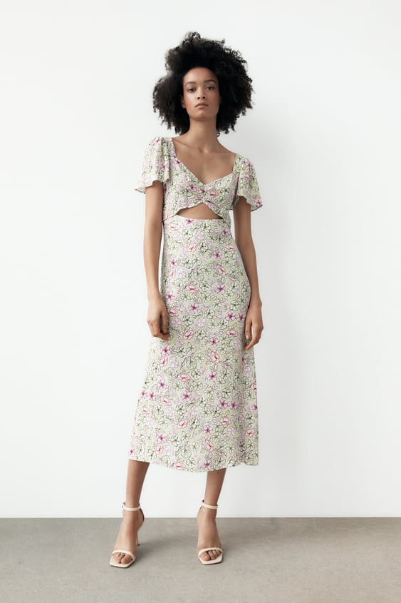 FLORAL PRINT DRESS