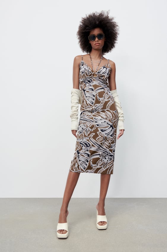 JACQUARD DRESS