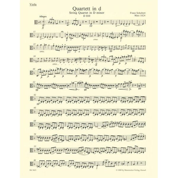 Brenreiter Schubert Tod und das Mdchen