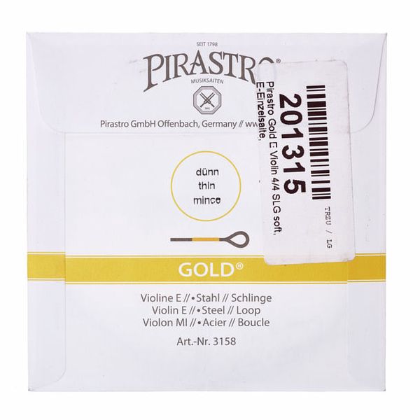 Pirastro Gold E Violin 4/4 SLG soft