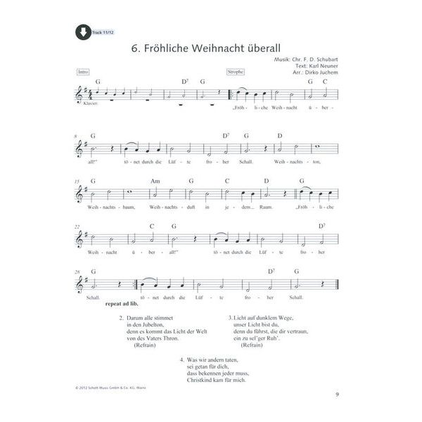 Schott Hobby Weihnachtsmelodien A-Sax