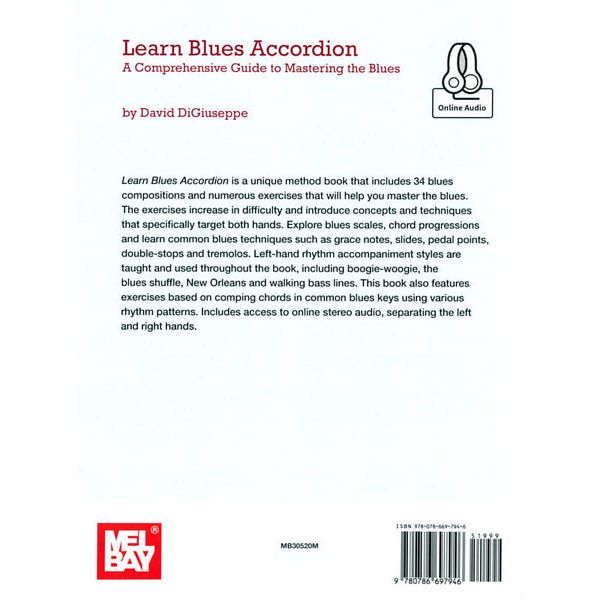Mel Bay Learn Blues Accordion