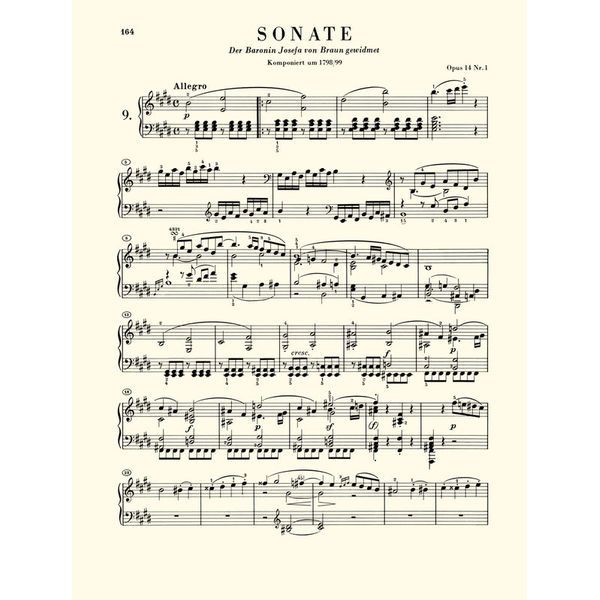 Henle Verlag Beethoven Klaviersonaten 1