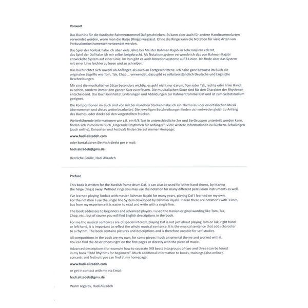 Hadi Alizadeh Oriental Frame Drum "DAF"