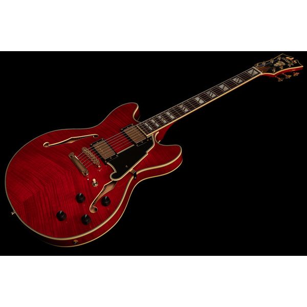 DAngelico Excel DC Trans Cherry