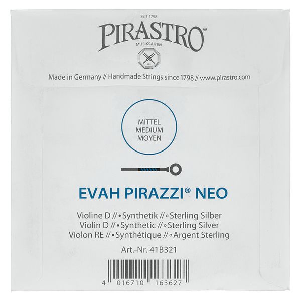 Pirastro Evah Pirazzi Neo D Violin 4/4
