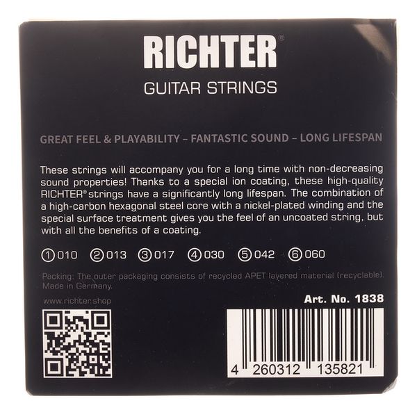 Richter Strings 10-60 Electric Guitar