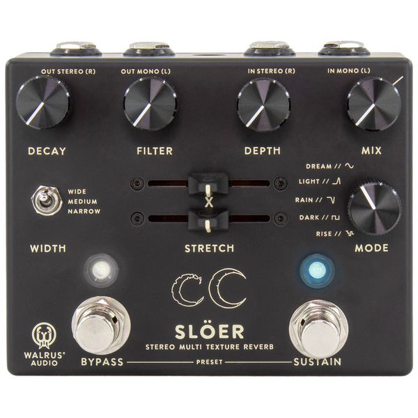 Walrus Audio Slöer Ambient Reverb Black