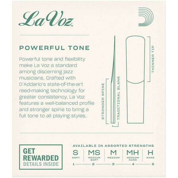 DAddario Woodwinds La Voz Soprano Saxophone MH