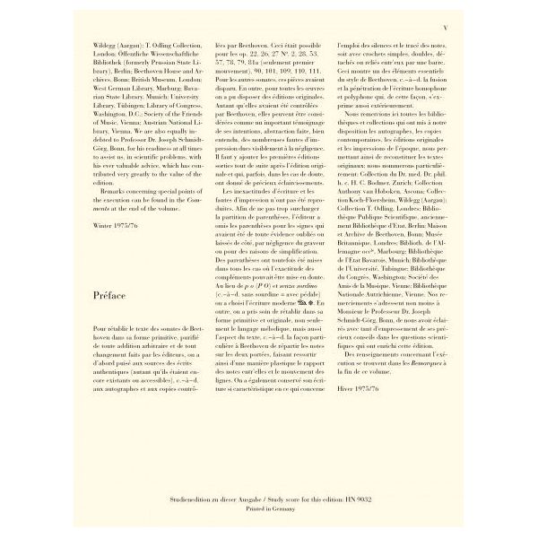 Henle Verlag Beethoven Klaviersonaten 1