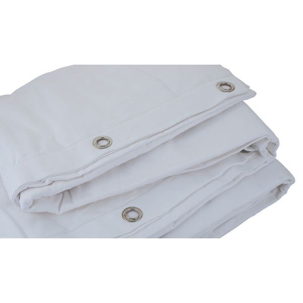 Stairville Curtain 160g/m 5.0x6.0m Wh