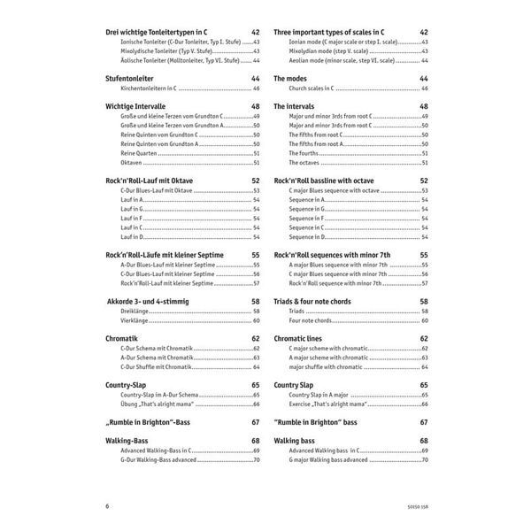 Artist Ahead Musikverlag Rockabilly Slapbass