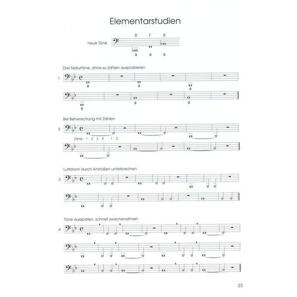 Richard Stegmann Elementar Schule Tuba in Bb