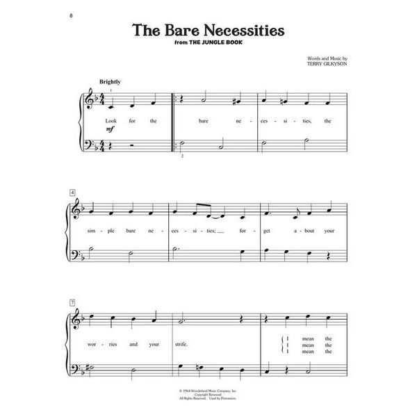 Hal Leonard Disney Songs for Kids Piano