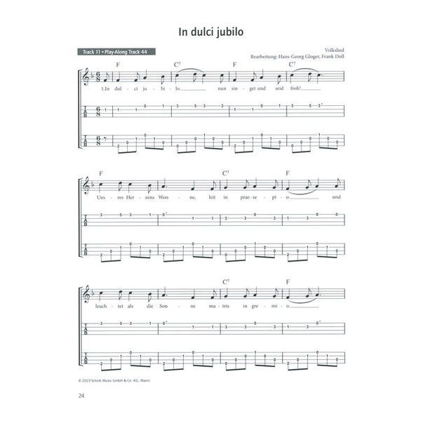 Schott Ukulele spielen Weihnacht