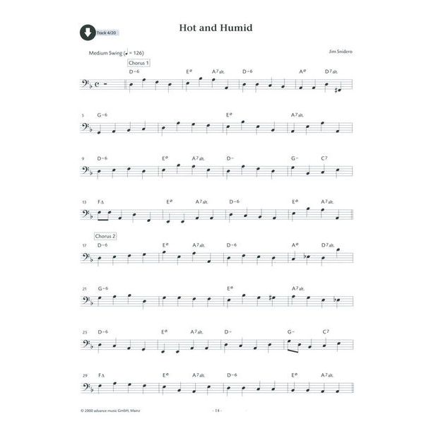 Advance Music Easy Jazz Conception Bass Line