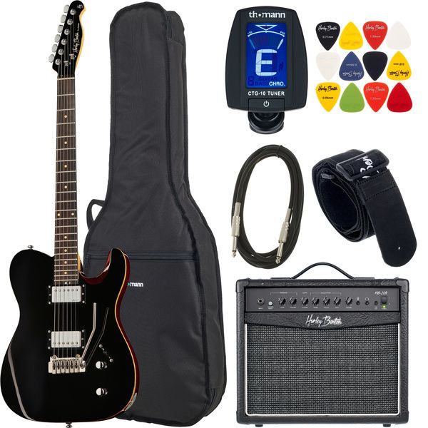 Harley Benton Fusion-T HH EB BK Set