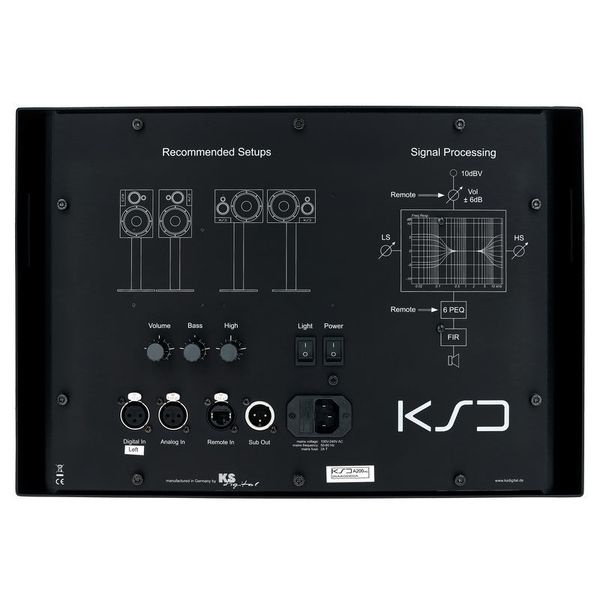 KS Digital A200 MK2 BK left