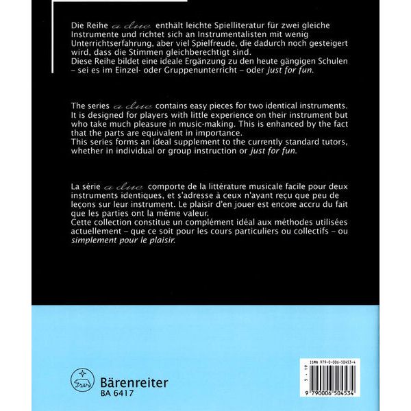 Brenreiter Classic Hits 2 Altblockflöten