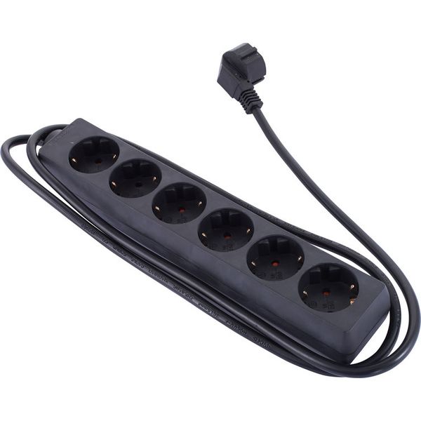 Stairville Power Split 6 Way Black