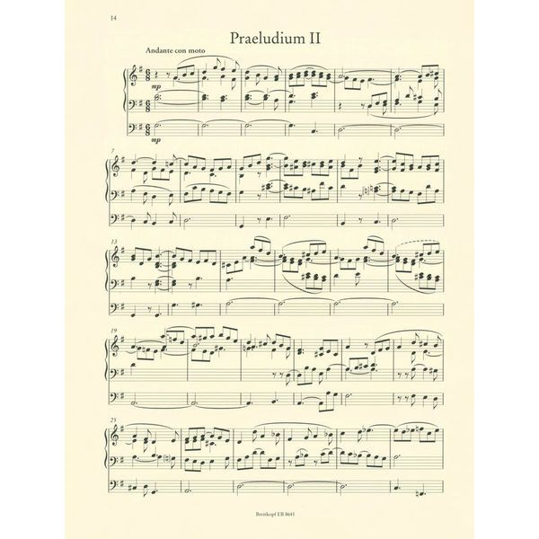 Breitkopf & Hrtel Mendelssohn Orgelwerke 1