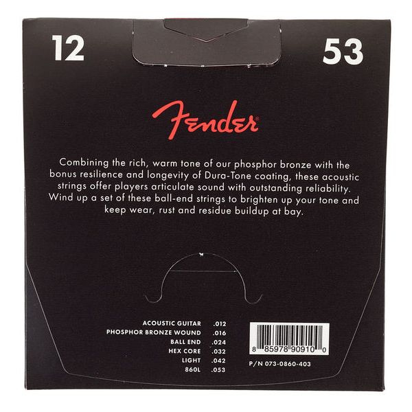 Fender 860L PhBronze DuraTone Coated