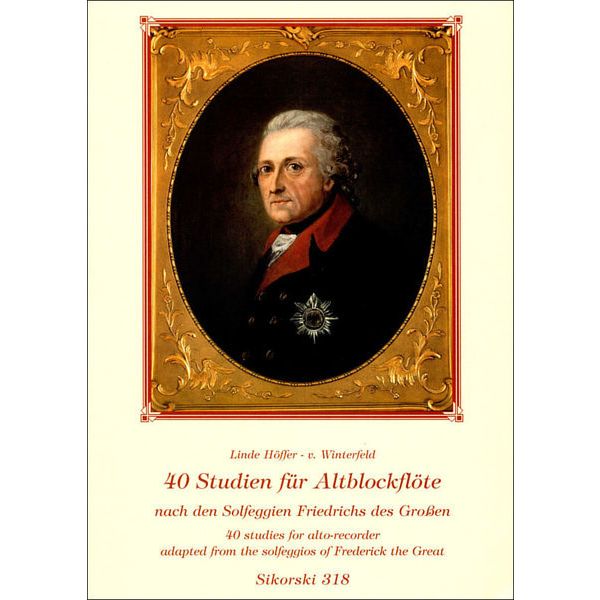 Sikorski Musikverlage 40 Studien Solfeggien Alto Rec