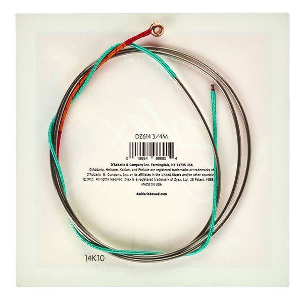 Daddario DZ614-3/4M Zyex Bass E med.