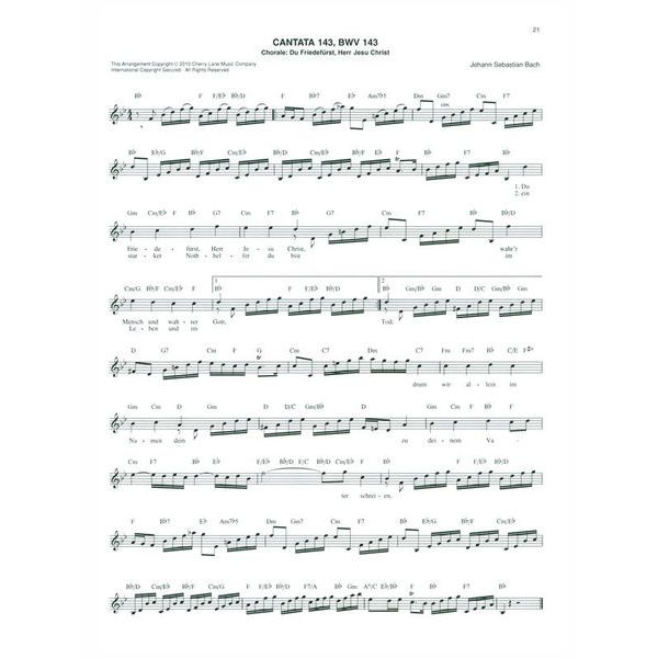 Cherry Lane Music Company The Bach Fake Book