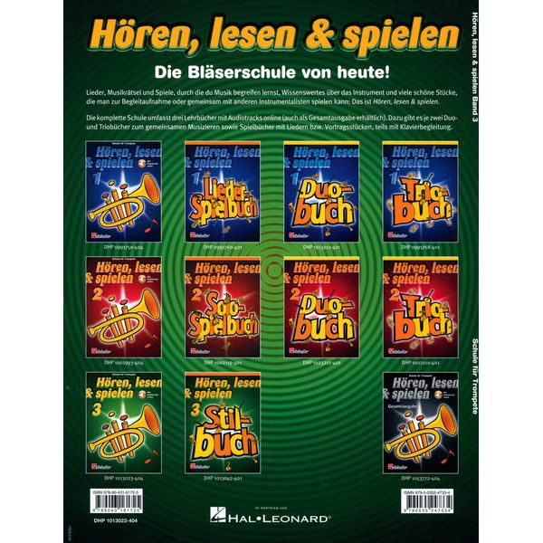 De Haske H&ouml;ren Lesen Schule 3 Trumpet