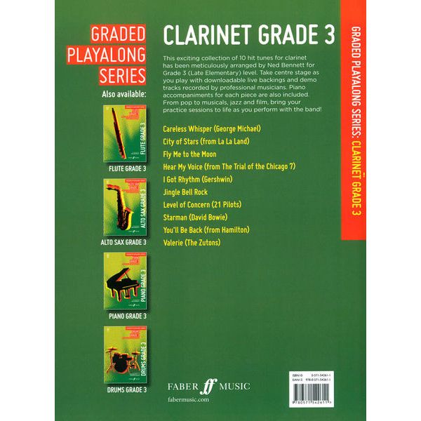 Faber Music Graded Playalong Clarinet