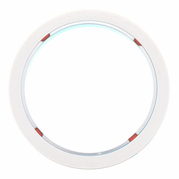 Bass Drum O's 4" Blue Chrome round HCB4