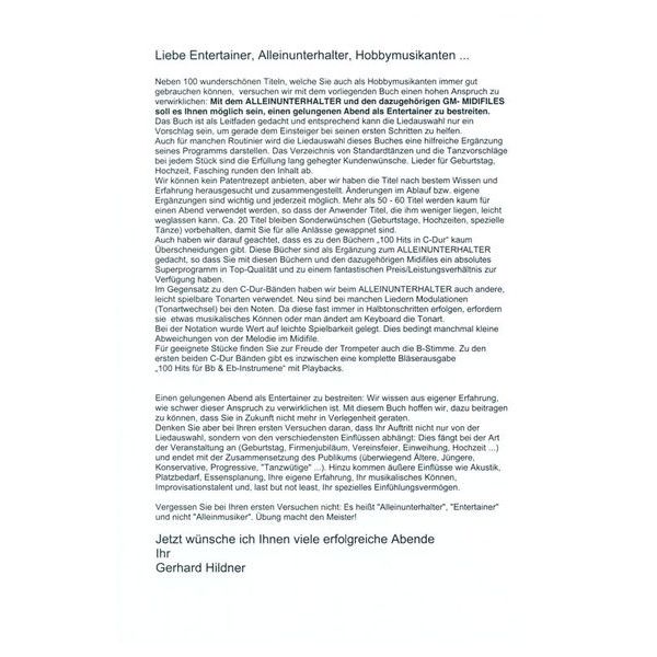 Musikverlag Hildner Der Alleinunterhalter