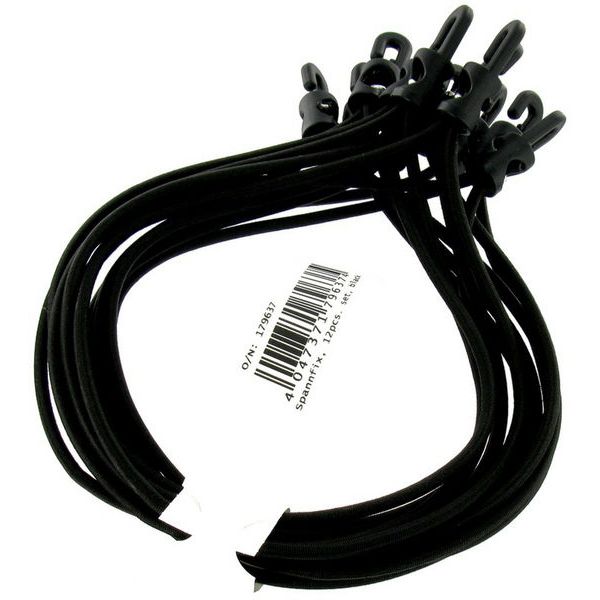 Stairville Spannfix  4mm Black 12 pcs.