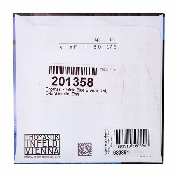 Thomastik Infeld Blue E Violin 4/4