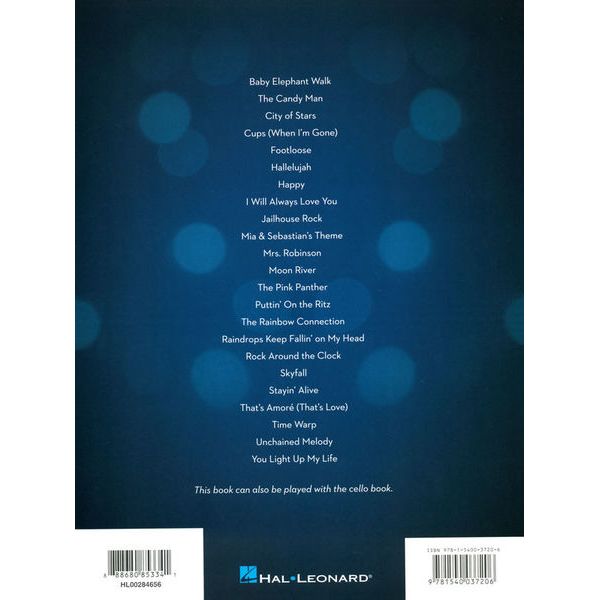 Hal Leonard Movie Songs For Two Violins