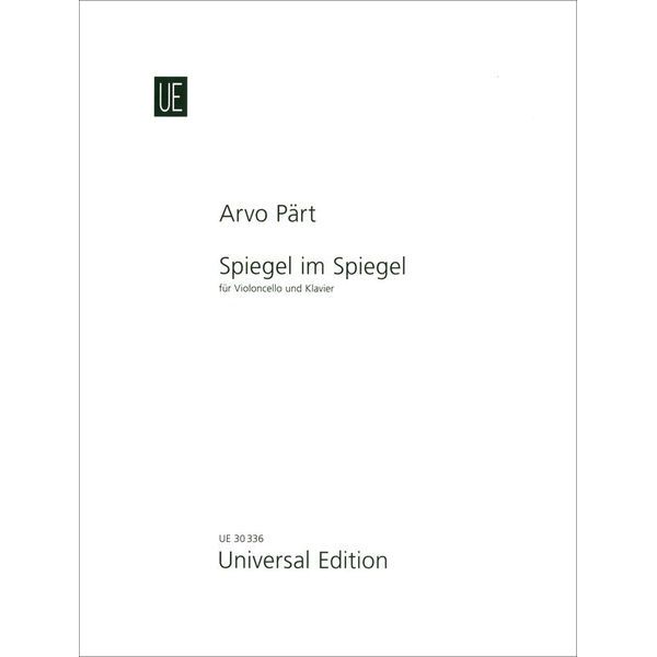Universal Edition Prt Spiegel im Spiegel Cello