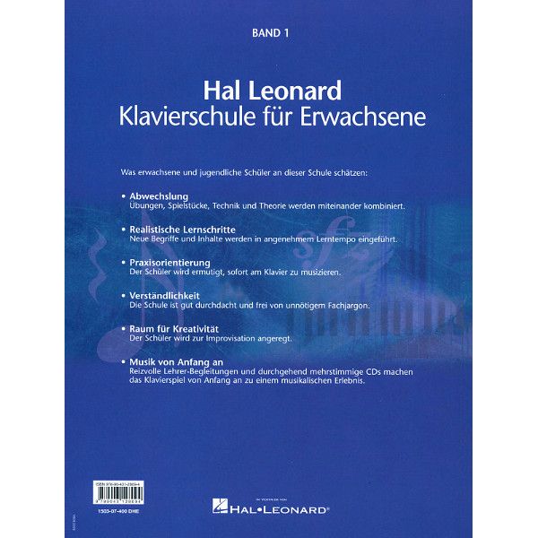 De Haske Klavierschule für Erwachsene 1