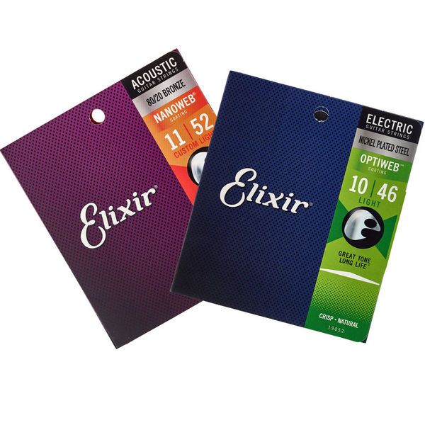 Elixir Acoustic/E-Guitar Bundle