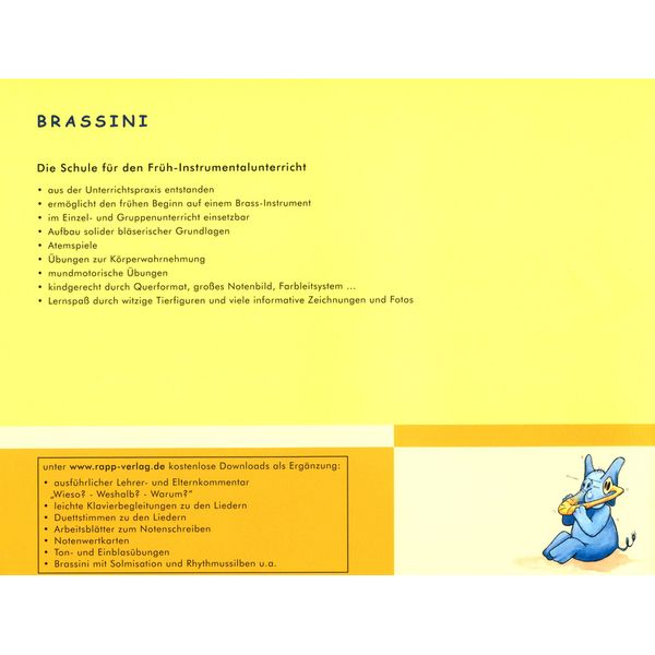 Horst Rapp Verlag Brassini Posaune 1