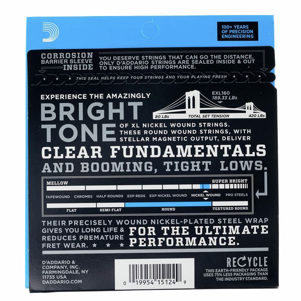Daddario EXL160