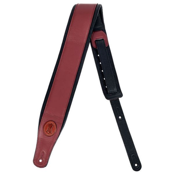 Levys Pad. Garm. Leather Strap 3"BRG