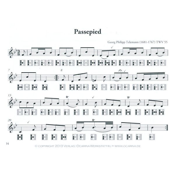 ocarinamusic Klassische Lieder für Ocarina