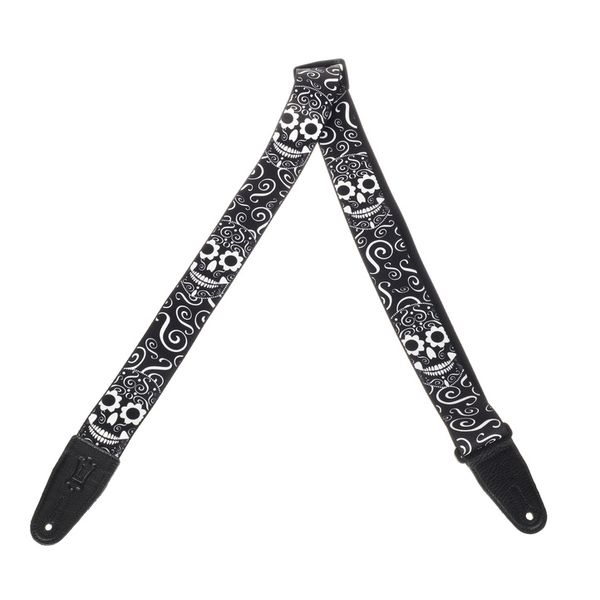 Levys Poly 2" B&W Skulls