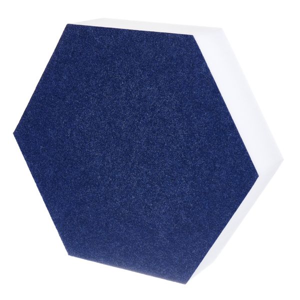 t.akustik Hexagon Melamine Dark Blue 75