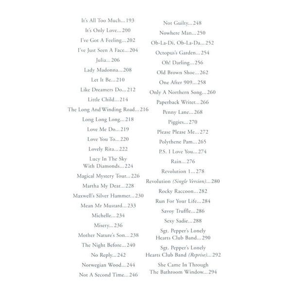 Hal Leonard Little Black Book Beatles