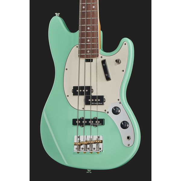 Harley Benton MV-4MSB Seafoam Green w/Case