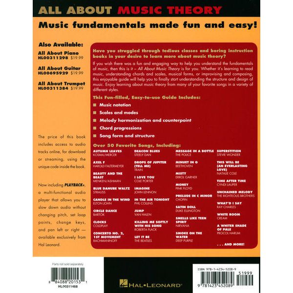 Hal Leonard All About Music Theory